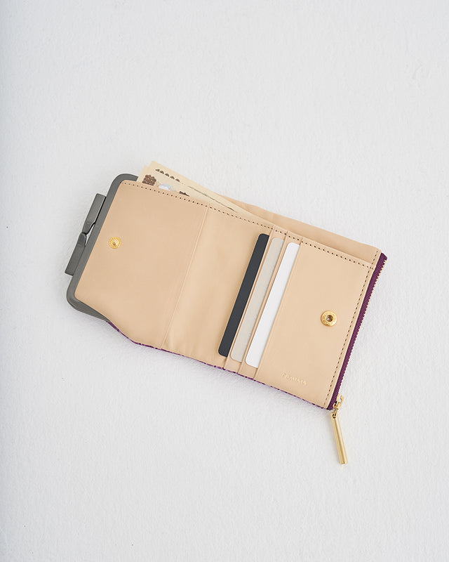 CORO LZIP FRAME PURSE SHORT